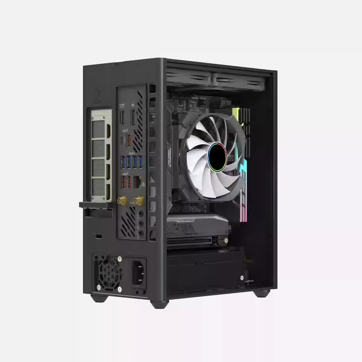 A4 Size Mini‑ITX Computer Chas - Sff Mini Itx Cnc Aluminum Chassis ulasan dan harga