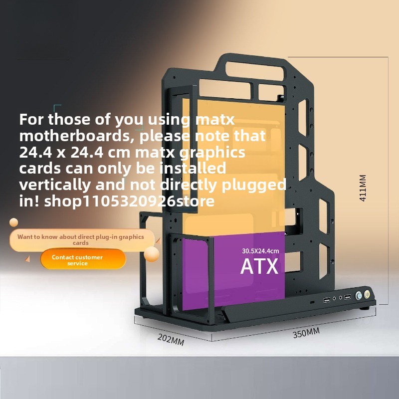 Open Air Frame Case, Aluminum  - Aluminum Open Frame Test Bench Water Cooling ulasan dan harga