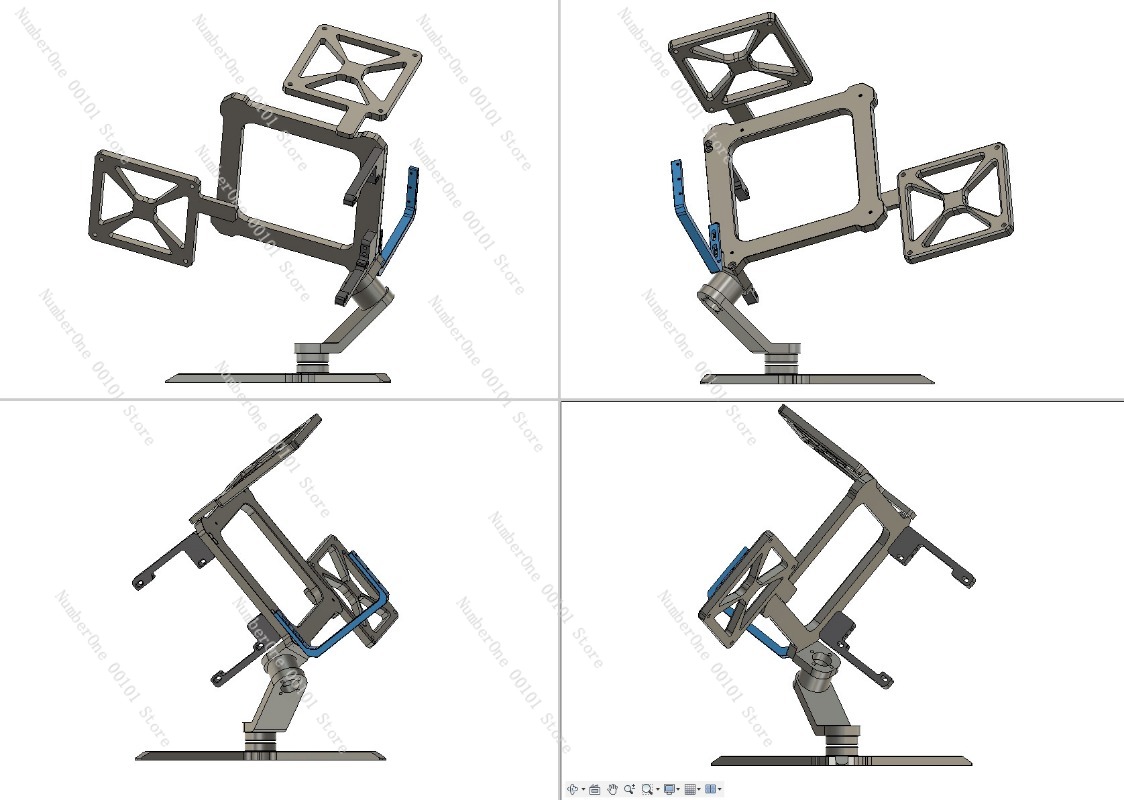 B30 Rotatable Gimbal Open ITX  - Aluminum Open Frame Test Bench Water Cooling ulasan dan harga