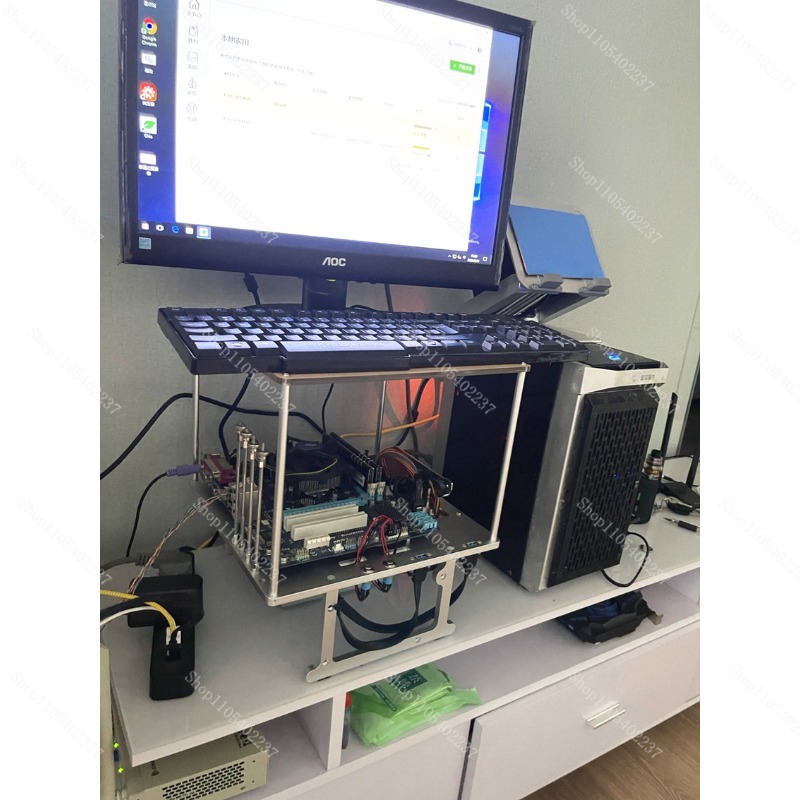 JXK-K2 Open Frame Aluminum Com - Aluminum Open Frame Test Bench Water Cooling ulasan dan harga