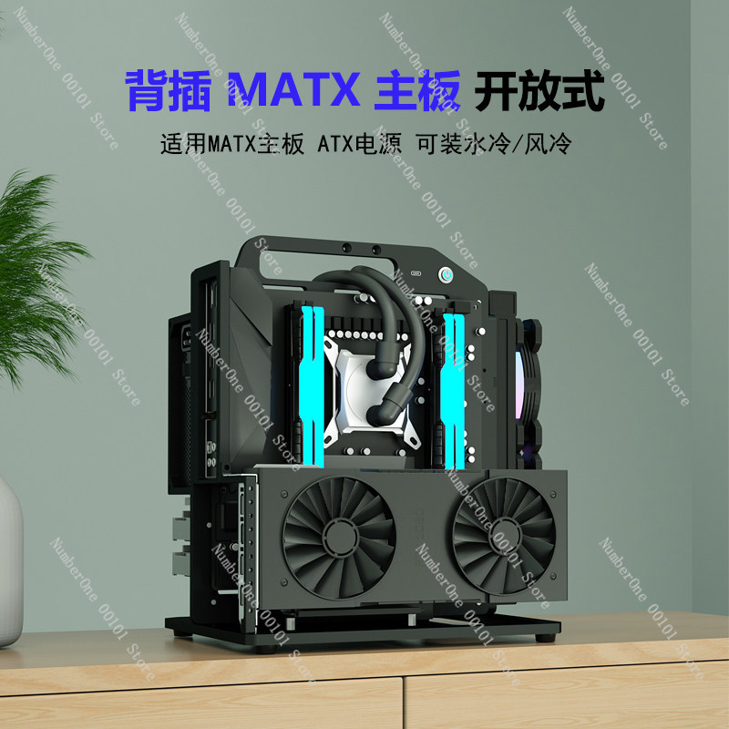 MATX Motherboard Aluminum Allo - Aluminum Open Frame Test Bench Water Cooling ulasan dan harga