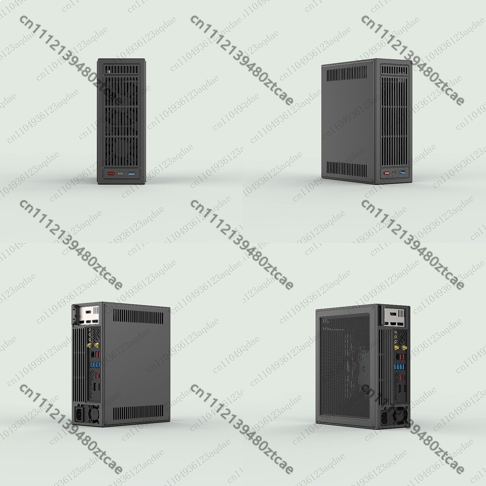 E4 V6 ITX Mini Case 1U Direct- - Sff Mini Itx Cnc Aluminum Chassis ulasan dan harga